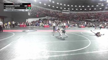 120 lbs Champ. Round 2 - Waylon Fry, Glenwood City vs Alexander Harter, Holmen Viking Wrestling Club
