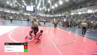 53 lbs Rr Rnd 1 - Isaac Medina, Alamosa Wrestling vs Emmitt Zelaya, Sierra Grande Panthers