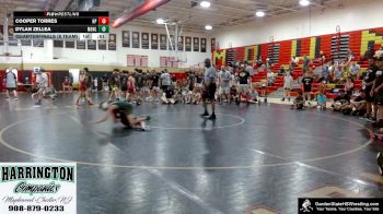 Youth-86 lbs Quarterfinals (8 Team) - Cooper Torres, High Point vs Dylan Zellea, Morris Hills