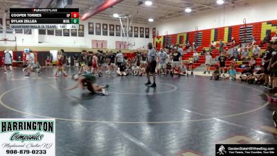 Youth-86 lbs Quarterfinals (8 Team) - Cooper Torres, High Point vs Dylan Zellea, Morris Hills
