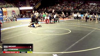 130 Class 1 lbs Semifinal - Skyla Schroeder, Fatima vs Emily Bischoff, Odessa