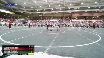 52 lbs Cons. Round 4 - Lucas Thornton, Duran Elite vs Boston Clarke, South Central Punishers