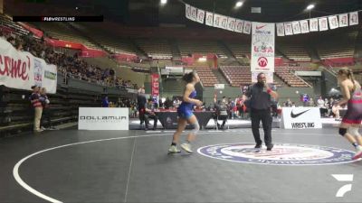 Champ. Round 2 - Kaelena Ahrens, Vacaville Wrestling Club vs Mikayla Putich, Orange County RTC