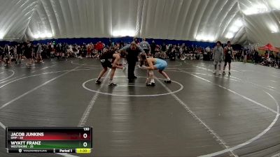 130 lbs Round 1 (8 Team) - Wyatt Franz, Westshore vs Jacob Junkins, OMP