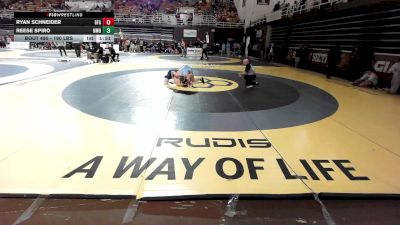 190 lbs Round Of 16 - Ryan Schneider, Greens Farms Academy vs Reese Spiro, Northfield Mt Hermon