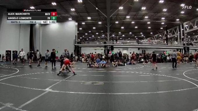 120 lbs Round 3 (6 Team) - Angelo Lomonte, Freakztyle Wrestling vs Alex ...