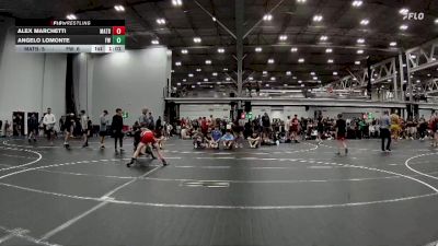 120 lbs Round 3 (6 Team) - Angelo Lomonte, Freakztyle Wrestling vs Alex Marchetti, Mat Assassins Black