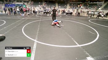 66 lbs 3rd Place - Parker Thornton, R.A.W. vs Kaine Rosholt, Wolfpak Wrestling