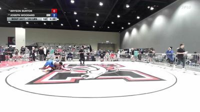 144 lbs Cons. Quarters - Bryson Burton vs Joseph Woodard, Rogue Warrior Wrestling