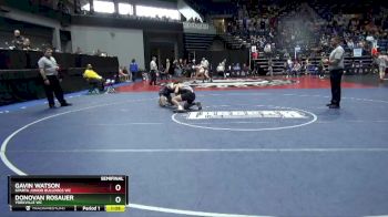 135 lbs Semifinal - Donovan Rosauer, Yorkville WC vs Gavin Watson, Sparta Junior Bulldogs WC