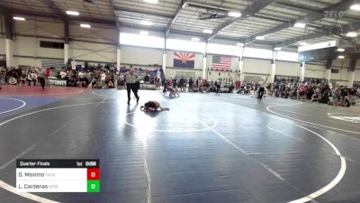 50 lbs Quarterfinal - Dominic Maximo, Tucson Cyclones vs Luke Cardenas, Desert Dogs WC