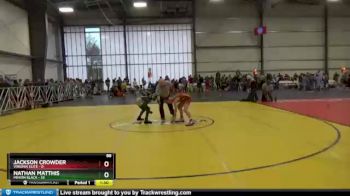 88 lbs Round 2 - Nathan Matthis, Minion Black vs Jackson Crowder, Virginia Elite