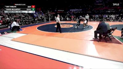 1A 285 lbs 1st Place Match - Roy Phelps, Chicago (C. Hope Academy) vs David McCarthy, Chicago (De La Salle)