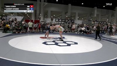 125 lbs Cons. Round 4 - Shilo Jones, Bison Wrestling Club vs Jarrett Stoner, Tiger Style Wrestling Club