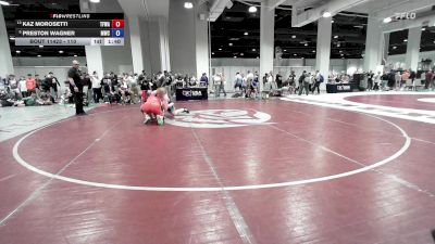 110 lbs Cons. Round 3 - Kaz Morosetti, Top Flight Wrestling Academy vs Preston Wagner, MWC Wrestling Academy