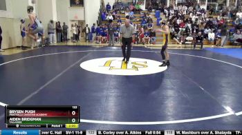 122 lbs Champ. Round 1 - Aiden Bridgman, Tallassee vs Brysen Pugh, Prattville Christian Academy