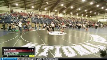 59 lbs Cons. Round 3 - Kade Bonser, Bridger Valley Bruins Wrestlin vs Kanyon Haycock, Carbon Wrestling Club