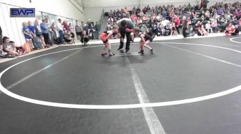 49 lbs Rr Rnd 1 - Tristan Price, Tahlequah Wrestling Club vs Tye Richards, Roland Youth League Wrestling