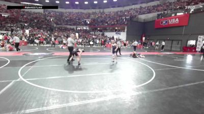 100 lbs Champ. Round 2 - Isaac Heine, Askren Wrestling Academy vs Brady Oleson, Winneconne Youth