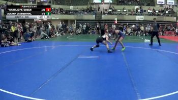 125 lbs Round 1 - Charlie Petersen, American Outlaws Wrestling vs Alayna Laubenthal, BTWC