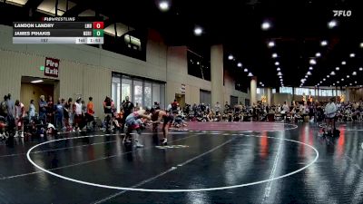 157 lbs Round 2 (6 Team) - Landon Landry, Louisiana Mud Bugs vs James Pihakis, North Shelby Regulators Red