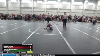 52 lbs Finals (2 Team) - Trevor Maloney, WV Xtreme vs Hank Blair, Wrestling Mill