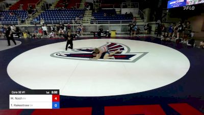 130 lbs Cons 32 #1 - Meredith Nash, NV vs Trinity Rakestraw, OK