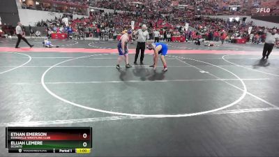 235 lbs Round 2 - Elijah LeMere, Oconto vs Ethan Emerson, Evansville Wrestling Club