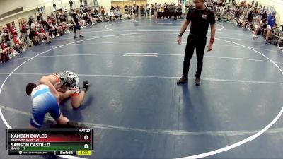 150 lbs Finals (8 Team) - Samson Castillo, Idaho vs Kamden Boyles, Nebraska Blue