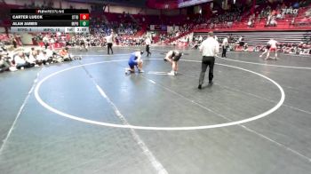 215 lbs D2/d3 - Semi-finals (sat 10:00am.) - Carter Lueck, Stratford vs Alan James, Mineral Point