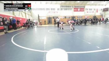 120 lbs Cons. Round 5 - Sofia Sciortino, Rancho Cotate vs Angelina Schlumpberger, Albany