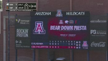 Replay: CSU-Fullerton vs South Alabama | Feb 15 @ 10 AM