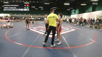 106 lbs Round Of 128 - Santino Pascarella, NY vs Henry Craiglow, OH