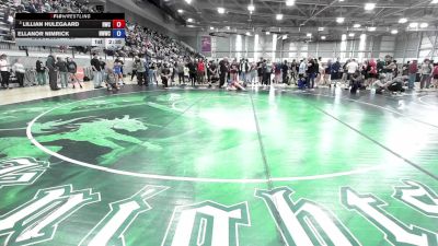 120 lbs Quarters - Lillian Hulegaard, Ridgefield Wrestling Club vs Ellanor Nimrick, NWWC