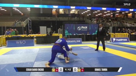 Ismael Tamba vs Edgar Dario Enciso 2025 Pan Jiu Jitsu IBJJF Championship