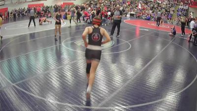 100 lbs Champ. Round 2 - Chevelle Boynton, Crook County vs Alexia Ripka, Thurston