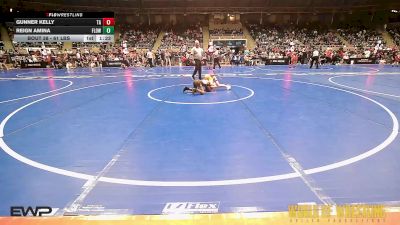 61 lbs Round Of 32 - Gunner Kelly, Team Aggression vs Reign Amina, Flow Academy Honolulu, HI