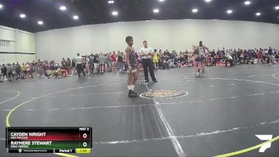 85 lbs Champ. Round 1 - Raymere Stewart, Ohio Heroes vs Cayden Wright, Mat Psycho