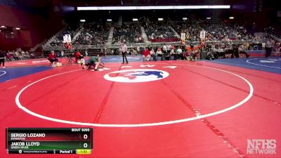 3A-215 lbs Champ. Round 1 - Jakob Lloyd, Green River vs Sergio Lozano, Evanston