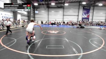 132 lbs Rr Rnd 2 - Anthony Molinaro, Triumph Black vs Lance Bordeleau, Doughboy Black