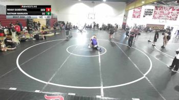 175 lbs Cons. Semi - Noah Sandoval, Norwalk High School Wrestling vs Nathan Narajos, Glendora High School