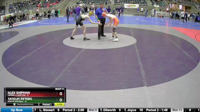 115 lbs Round 3 (4 Team) - Alex Shipman, Yamhill-Carlton vs Tateum Peters, South Umpqua