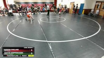 120 lbs Cons. Round 2 - Hudson England, Star Valley vs Ashton Steffenhagen, Natrona County