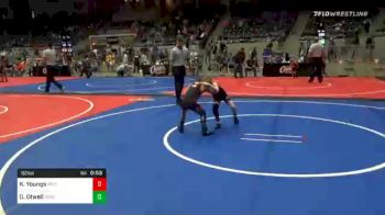 52 lbs Prelims - Kipton Youngs, Piedmont vs Oakley Otwell, Honey Badgers Wrestling Club