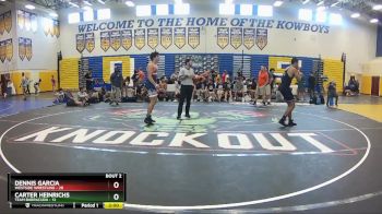 165 lbs Round 1 (8 Team) - Dennis Garcia, Westside Wrestling vs Carter Heinrichs, Team Barracuda