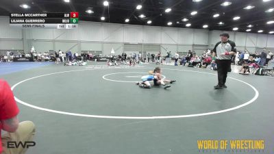 65 lbs Semifinal - Stella McCarther, Aztec Lady Warriors K-6 vs Liliana Guerrero, Mojo K-6