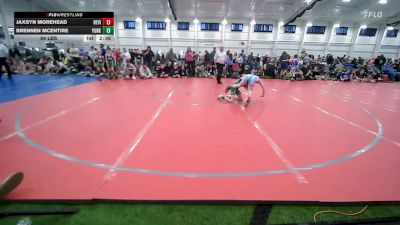 64 lbs Semifinal - Jaxsyn Morehead, Revival Pink-EL vs Brennen McEntire, Yorktown Wrestling Club-EL