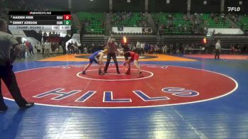 1A-4A 132 Champ. Round 2 - Emmit Jordon, Curry vs Haiden Hise, Weaver