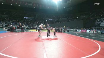 6A Boys 190 lbs Semifinal - Snowden Gabrielsen, Beaverton Boys vs Corbyn Schumack, South Medford Boys