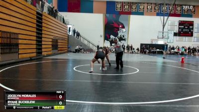 190 lbs Quarterfinal - Jocelyn Morales, Beaverton vs Ryane Buckelew, Warrenton